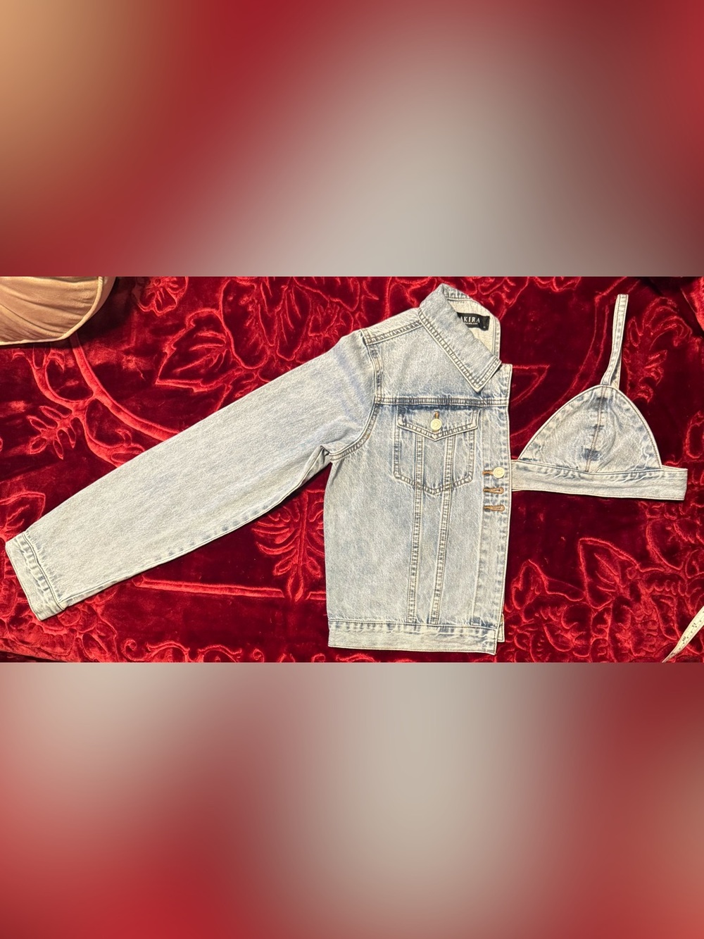 AKIRA Light Blue Denim Jacket